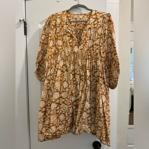 Natural Life Dress Tunic in Brown